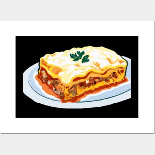 Lasagna Comic Style Posters and Art